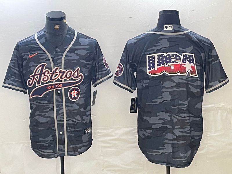 Men Houston Astros Blank Camo Jointly 2024 Nike MLB Jersey style 12